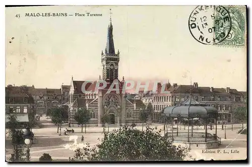 Cartes postales Malo les Bains Place Turenne