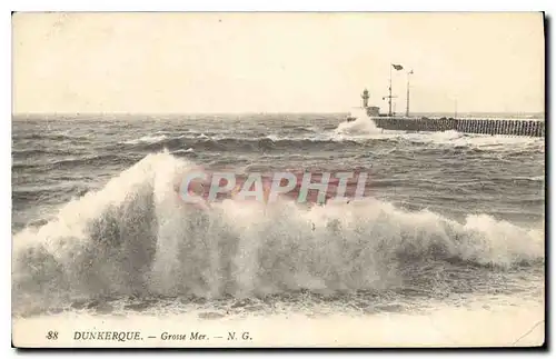 Cartes postales Dunkerque Grosse Mer