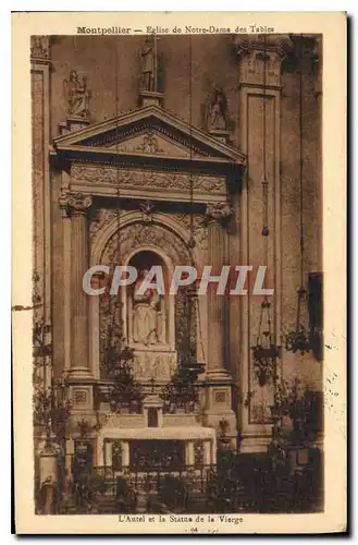 Cartes postales  Montpellier Eglise de Notre Dame des Tables