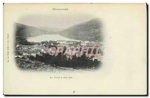 Cartes postales Gerardmer La Ville Son Lac