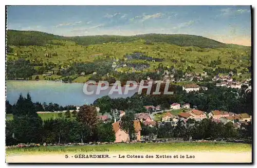 Ansichtskarte AK Gerardmer Le Couteau des Xettes et le Lac