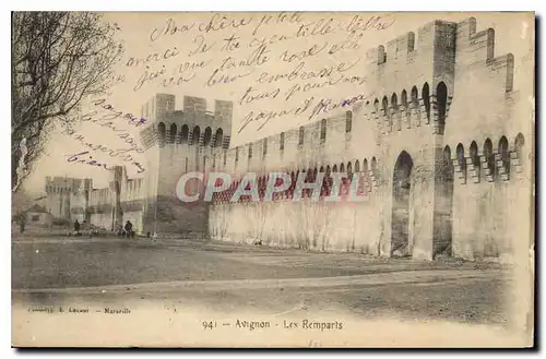 Cartes postales Avignon Les Remparts