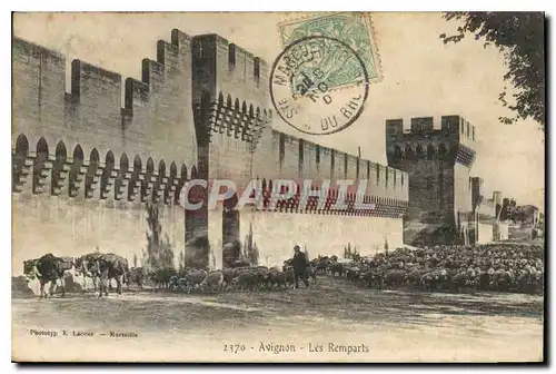 Cartes postales Avignon Les Remparts