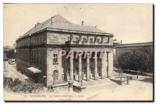 Cartes postales Strasbourg Le Theatre municipal