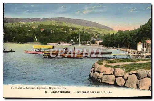 Cartes postales Gerardmer Embarcadere sur le Lac