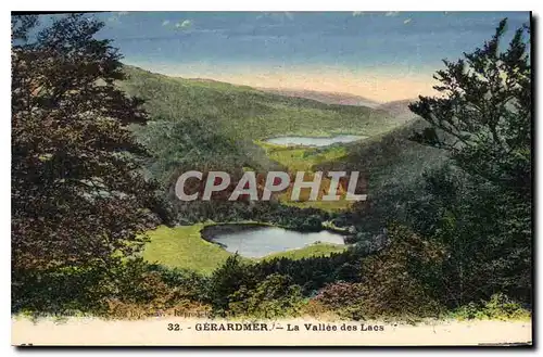Cartes postales Gerardmer La Vallee des Lacs
