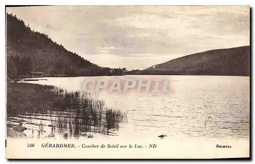 Cartes postales Gerardmer Coucher de Soleil sur le Lac