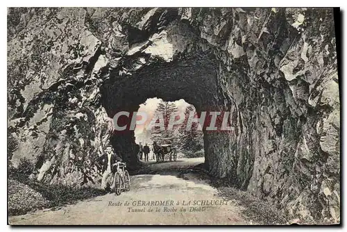 Ansichtskarte AK Gerardmer a la Schlucht Tunnel de la Roche du Diable