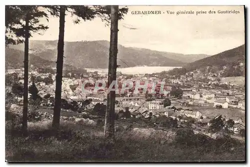 Cartes postales Gerardmer Vue generale prise des Gouttridos