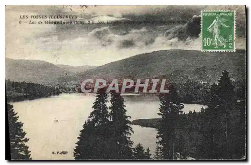 Cartes postales Les Vosges Illustrees Lac de Gerardmer (Long 2 k 500)