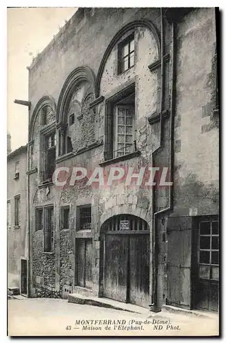 Cartes postales Montferrand (Puy de Dome) Maison de l'Elephant