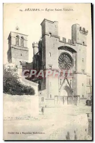 Cartes postales Beziers Eglise Saint Nazaie