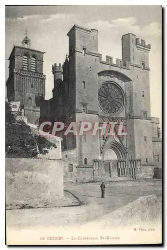 Cartes postales Beziers La Cathedrale St Nazaire