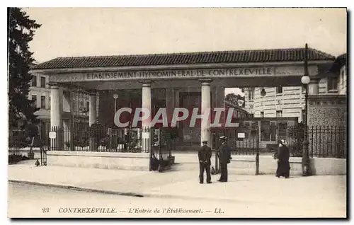 Cartes postales Contrexeville L'Entree de l'Etablissement