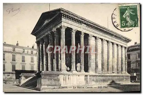 Ansichtskarte AK Nimes La Maison Carree