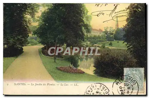 Cartes postales Nantes Le Jardin des Plantes le Lac