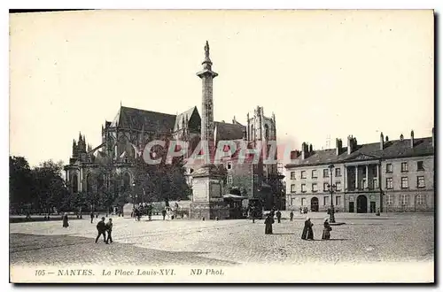 Cartes postales Nantes La Place Louis XVI