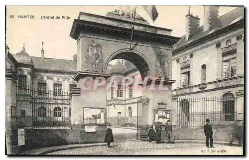 Cartes postales Nantes L'Hotel de Ville