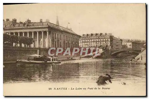 Cartes postales Nantes La Loire au Pont de la Bourse