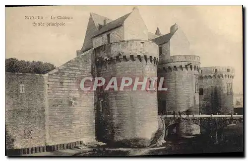 Cartes postales Nantes Le Chateau Entree principale