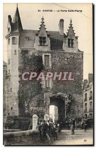 Ansichtskarte AK Nantes La Porte Saint Plerre