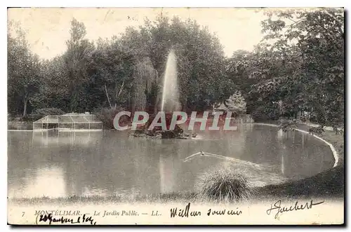 Cartes postales Montelimar Le Jardin Public