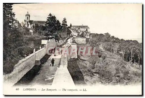 Cartes postales Langres Les Remparts