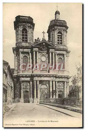 Cartes postales Langres Cathedrale St Mammes