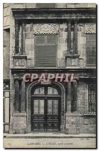 Cartes postales Langres L'Eveche porte d'entree