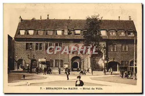 Cartes postales Besancon les Bains Hotel de Ville