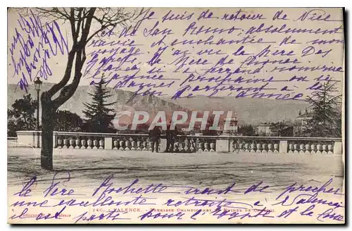 Cartes postales Valence Terrasse Chapionet