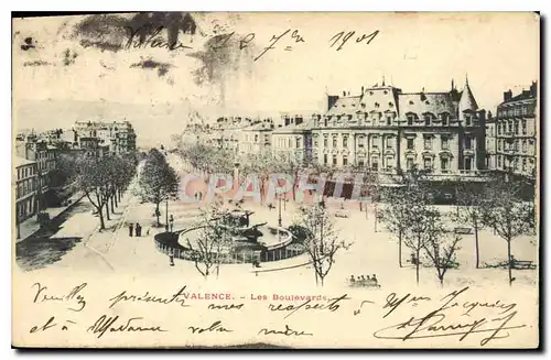 Cartes postales Valence Les Boulevards
