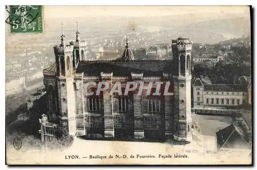 Ansichtskarte AK Lyon Basilique de N D de Fourviere Facade laterale