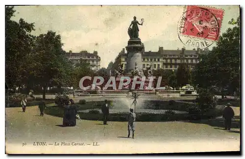 Cartes postales Lyon La Place Carnot