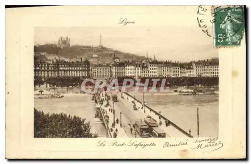 Cartes postales Lyon Le Pont Lafayette