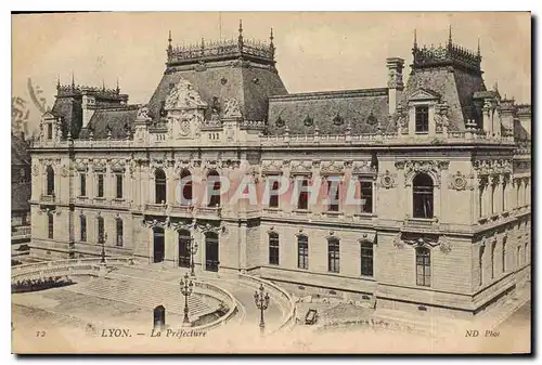 Cartes postales Lyon La Prefecture