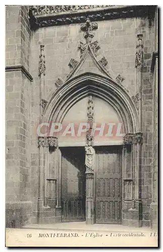 Cartes postales Montferrand L'Eglise Porte occidentale