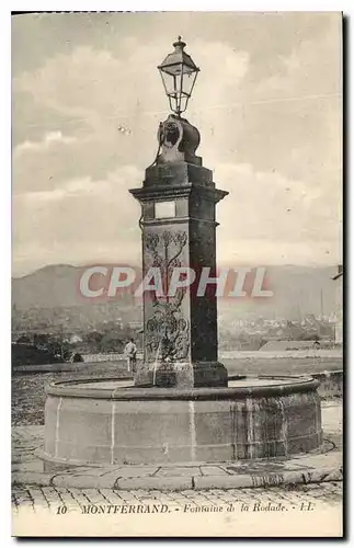 Ansichtskarte AK Montferrand Fontaine de la Rodade