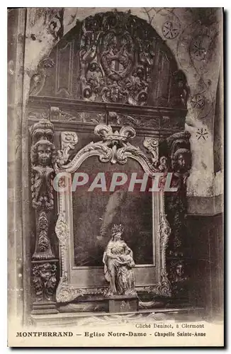 Cartes postales Montferrand Eglise Notre Dame Chapelle Sainte Anne