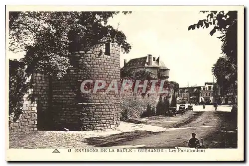 Ansichtskarte AK Environs de la Baule Guerande Les Fortifications