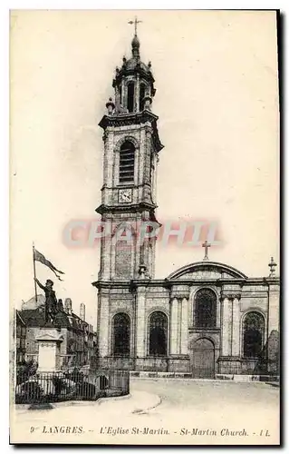 Cartes postales Langres L'Eglise St Martin