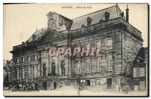 Cartes postales Langres Hotel de Ville