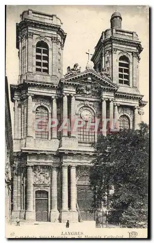 Ansichtskarte AK Langres Cathedrale Saint Mammes