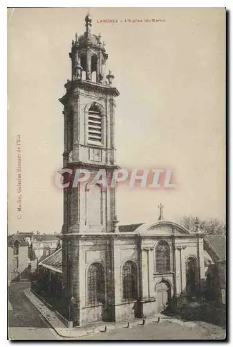 Cartes postales Langres L'Eglise St Martin