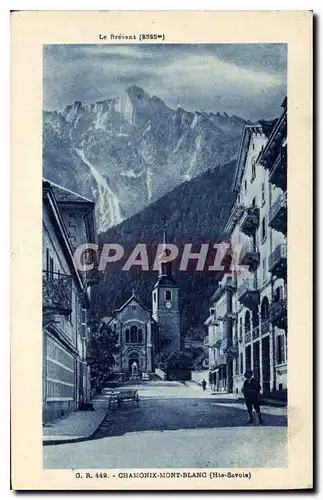 Cartes postales Chamonix Mont Blanc (Hte Savoie) Brevent (2525 m)