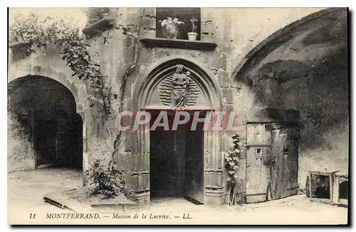 Cartes postales Montferrand Maison de la Lucrece