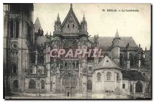 Cartes postales Senlis (Oise) La Cathedrale