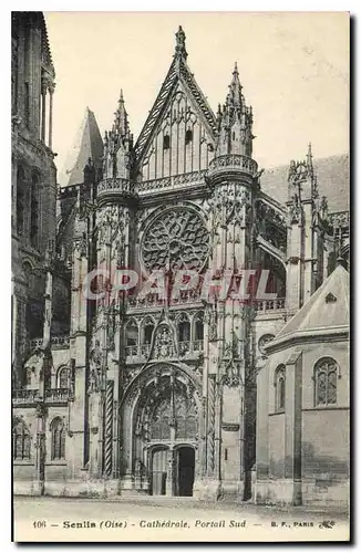 Cartes postales Senlis (Oise) Cathedrale Portail sud