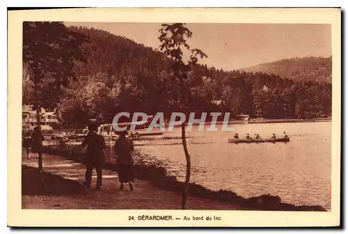 Ansichtskarte AK Gerardmer Au bord du Lac