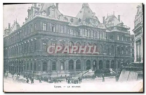Cartes postales Lyon La Bourse